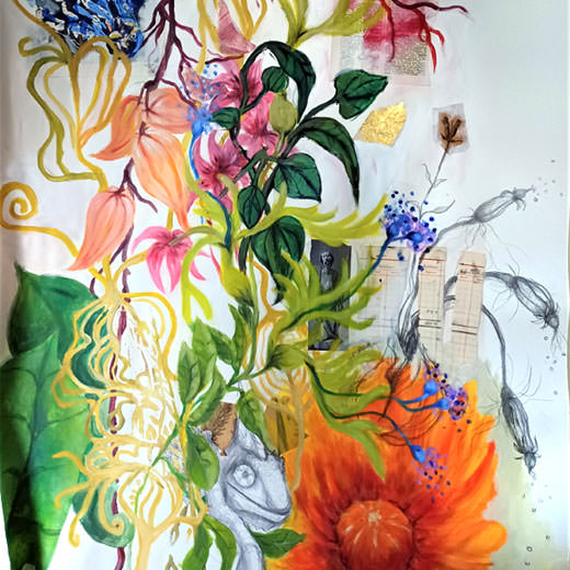 Zeichnung Collage